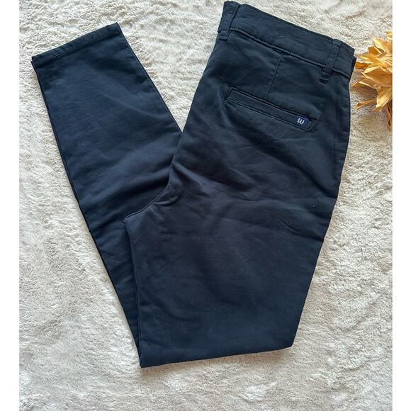 Gap Stretch Skinny Black Pants Size 12 NWOT - Picture 1 of 6